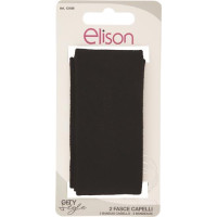 FASCE PER CAPELLI CLASSIC BLACK 2 PEZZI