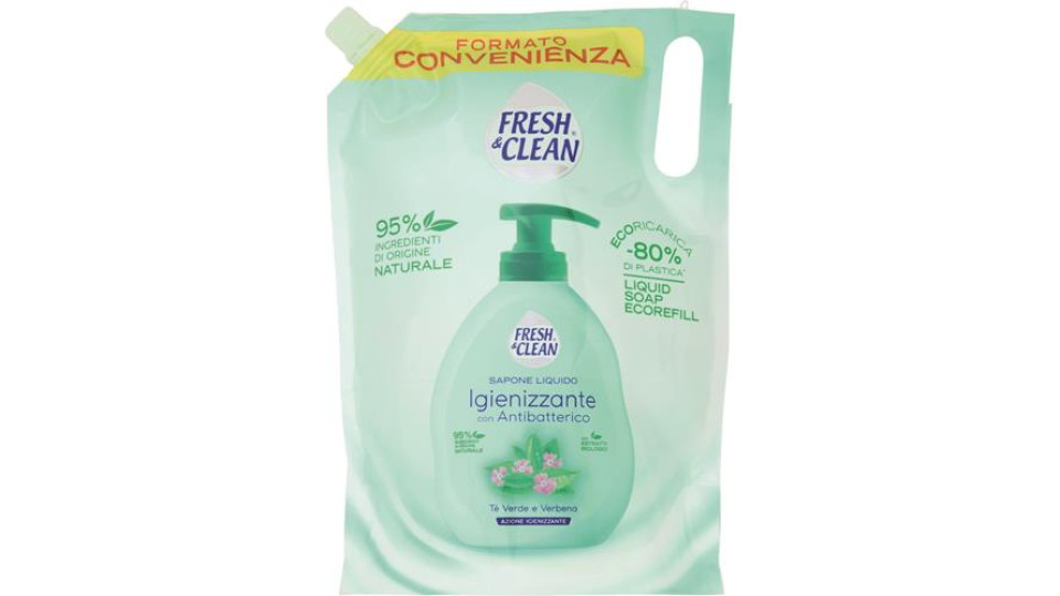 SAPONE LIQUIDO ANTIBATTERICO ECORICARICA 100ML