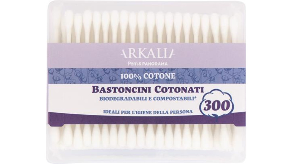 BASTONCINI PULIORECCHIE IN SCATOLA 300 PEZZI