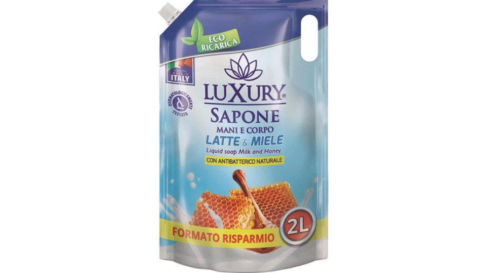 SAPONE LIQUIDO LATTE & MIELE 2000ML