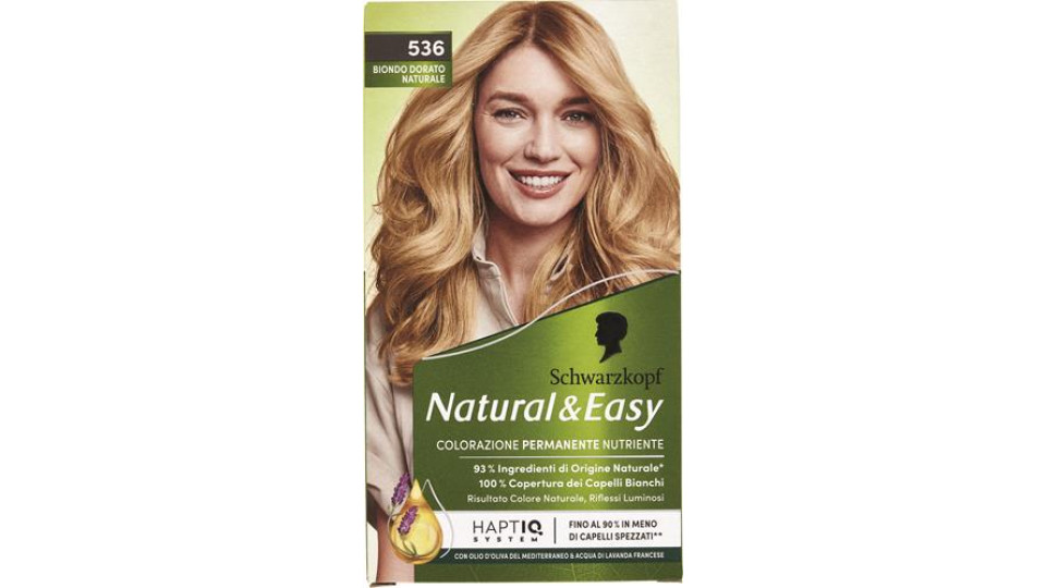 COLORAZIONE PER CAPELLI BIONDO DORATO NATURALE N.536 ML142,5