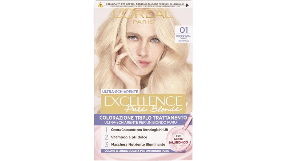 TINTA CAPELLI N.01 BLONDE SUPREME BIONDO ULTRA CHIARO NATURALE