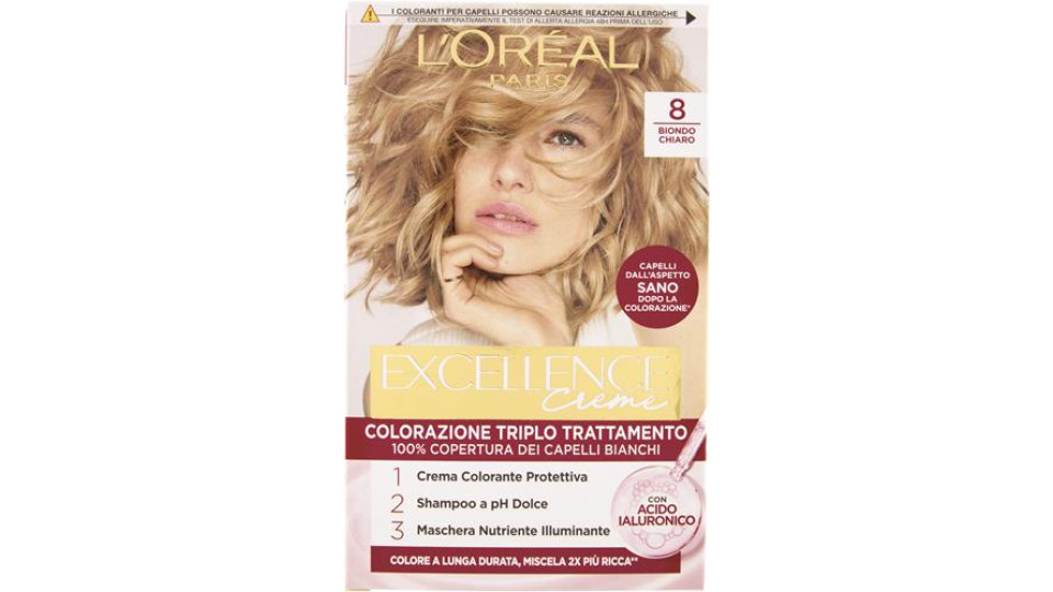 TINTA CAPELLI N.8 BIONDO CHIARO