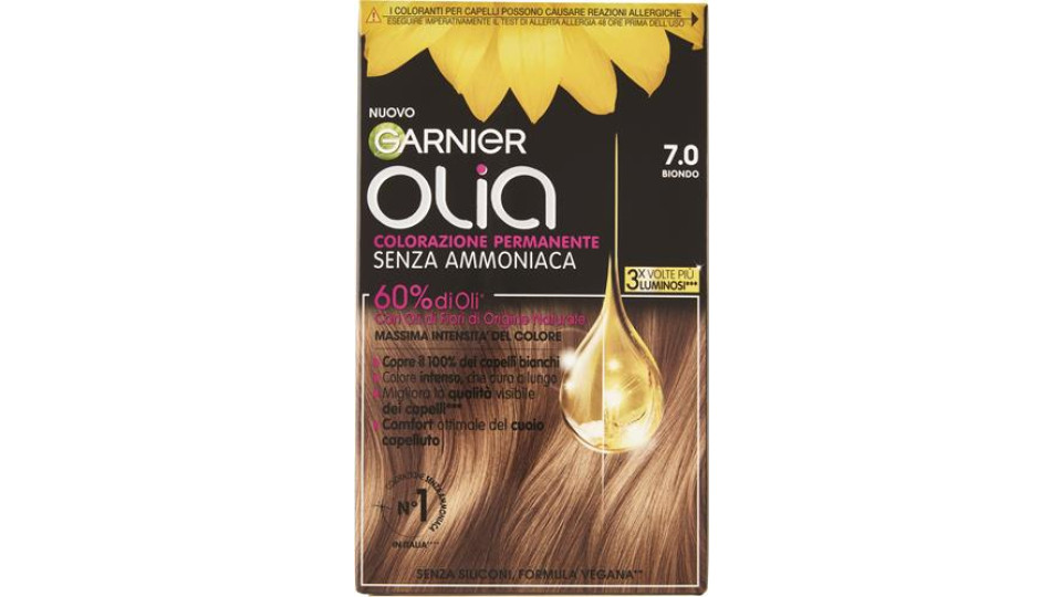 TINTA CAPELLI OLIA 7.0 BIONDO