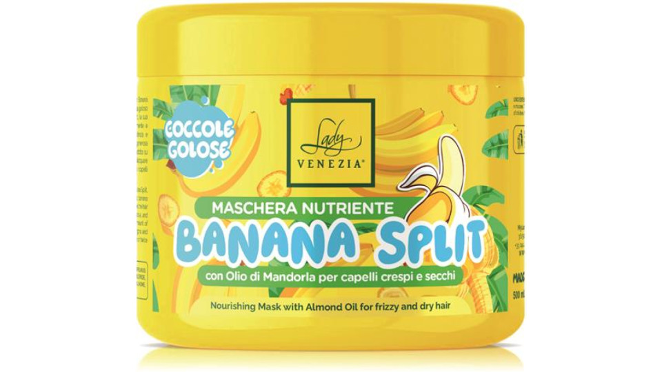 MASCHERA CAPELLI BANANA SPLIT - NUTRIENTE 500ML