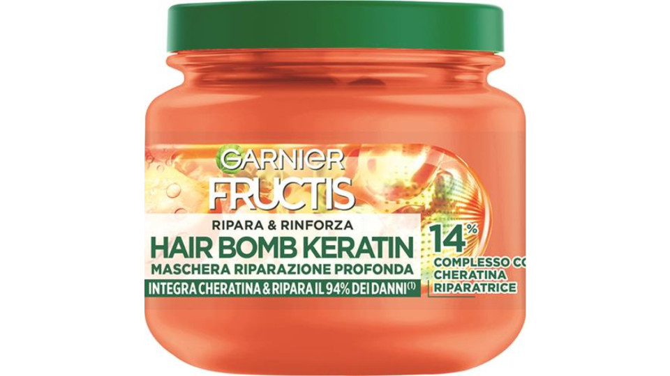 MASCHERA CAPELLI KERATINA RIPARA E RINFORZA 320ML