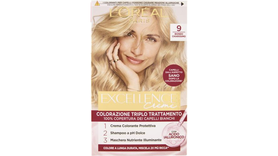 TINTA CAPELLI N.9 BIONDO CHIARISSIMO