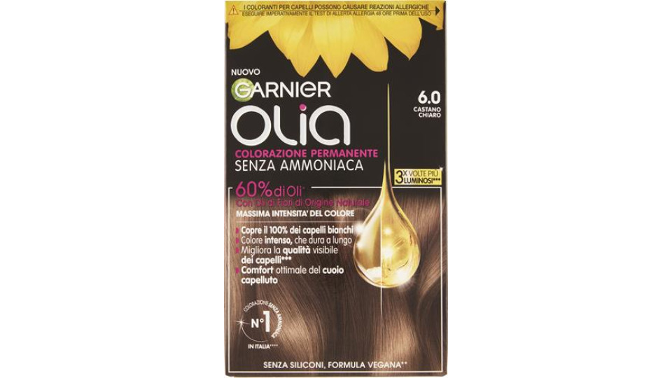TINT CAPELLI OLIA 6.0 CASTANO CHIARO