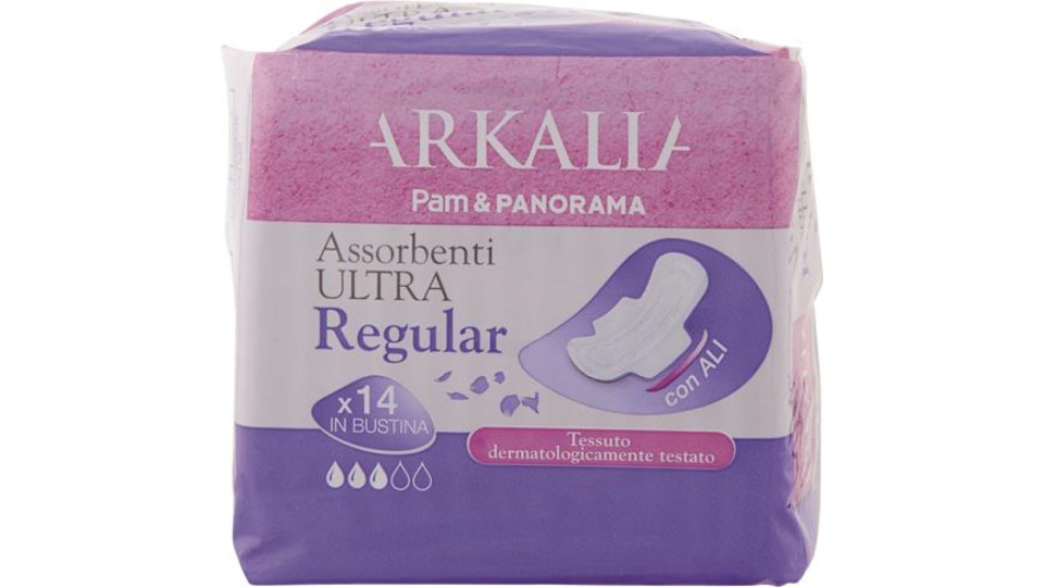 ASSORBENTI ULTRA REGULAR CON ALI 14 PEZZI