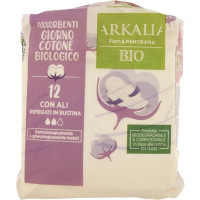ASSORBENTI COTONE GIORNO ALI RIPIEGATI 12 PEZZI