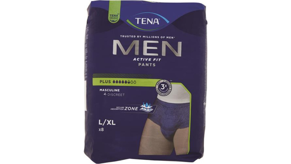 ASSORBENTI UOMO ACTIVE FIT PANTS L 8