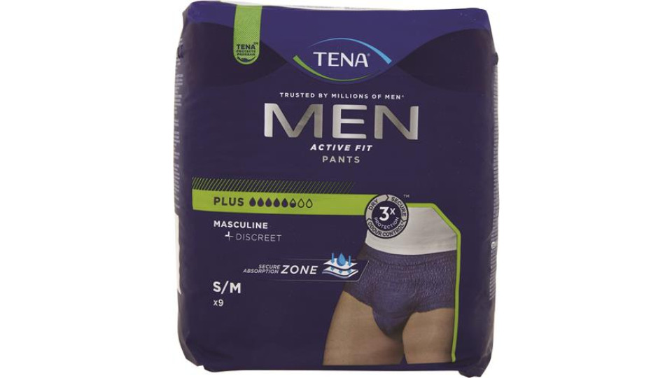 ASSORBENTI INCONTINENZA ACTIVE FIT PANTS MEN TG.M 9 PEZZI
