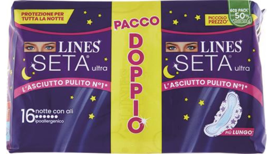 ASSORBENTI SETA ULTRA VPDOWN NOTTE 16 PEZZI