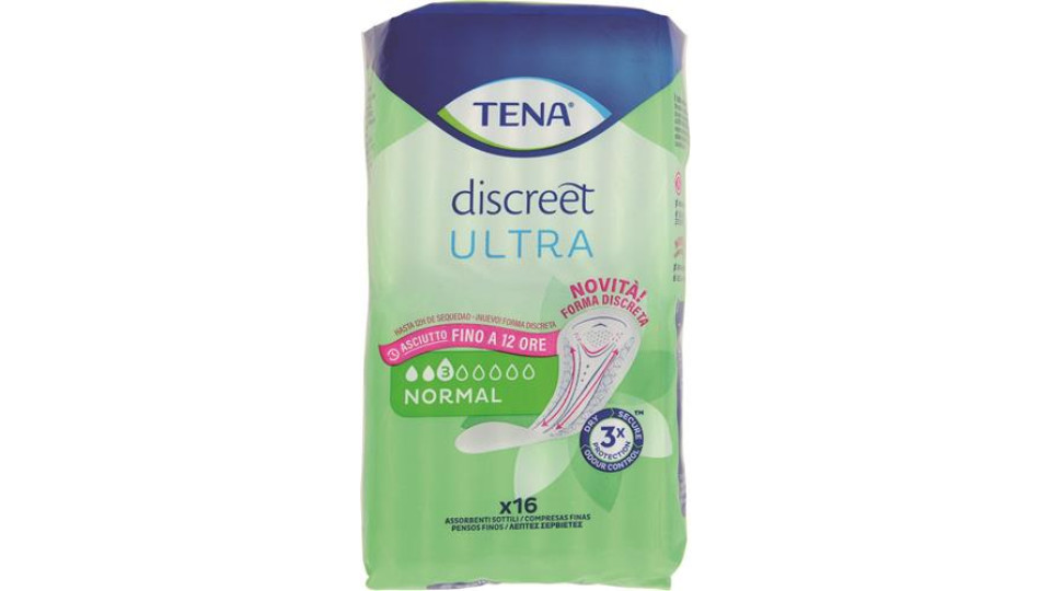 ASSORBENTI DISCREET ULTRA NORMAL 16 PEZZI