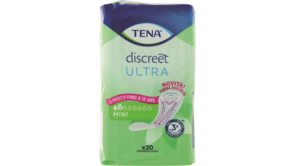 ASSORBENTI PER INCONTINENZA DISCREET MINI