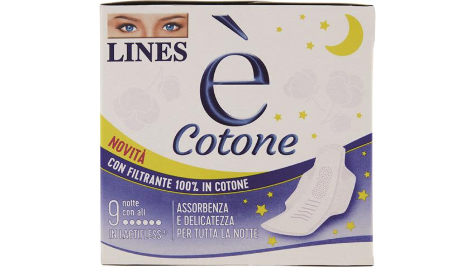 ASSORBETNI COTONE NOTTE 9 PEZZI