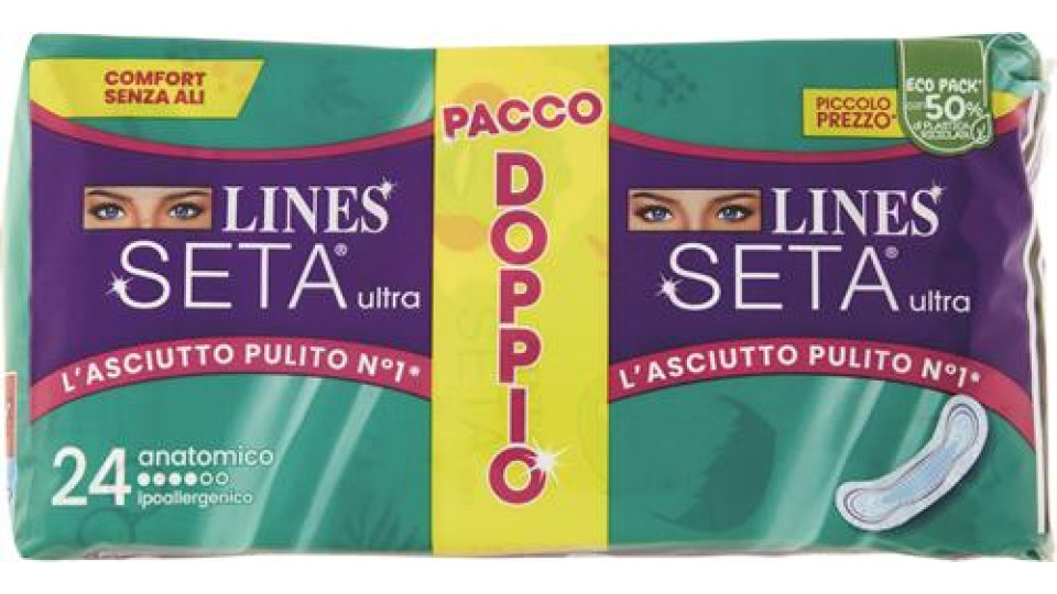 ASSORBETNI SETA ULTRA ANATOMICO 24 PEZZ