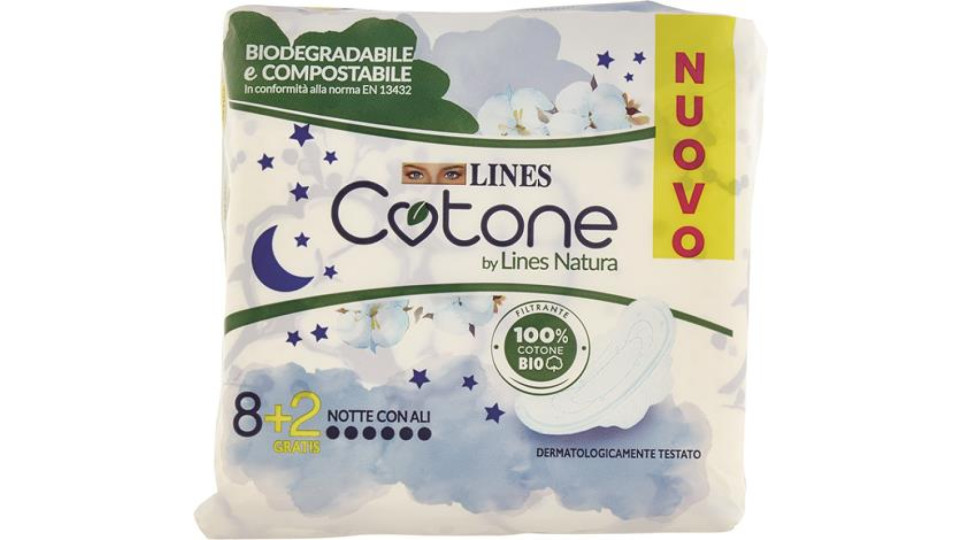 ASSORBENTI IN COTONE ULTRA NOTTE