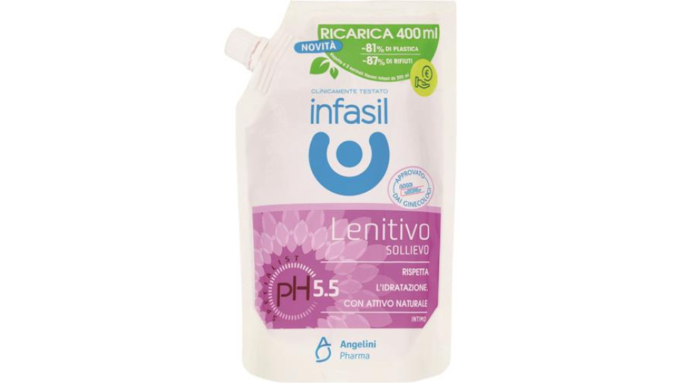 DETERGENTE INTIMO LENITIVO ECORICARICA 400ML