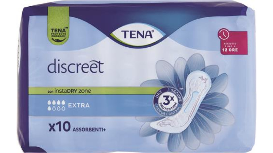 ASSORBENTE DISCREET EXTRA 10 PEZZI