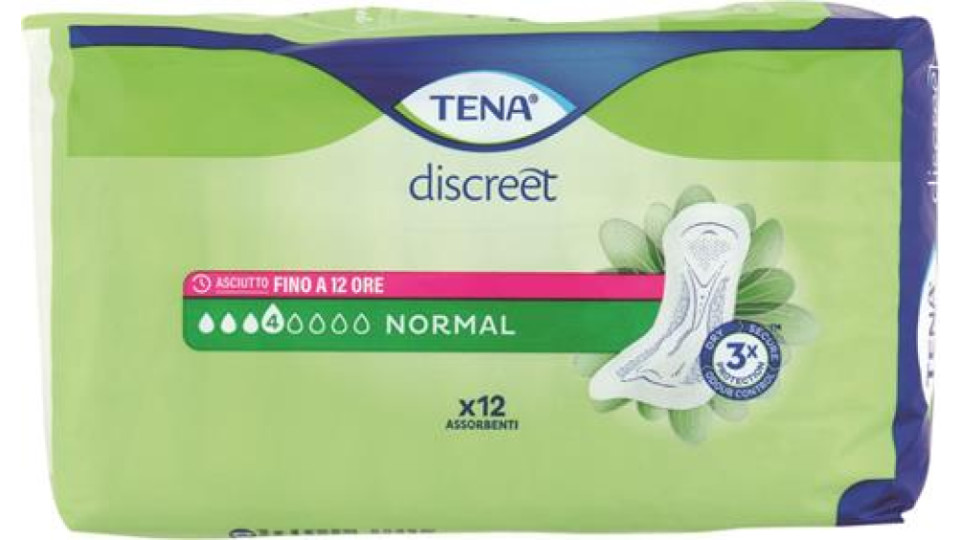 ASSORBENTI PER INCONTINENZA DISCREET NORMAL