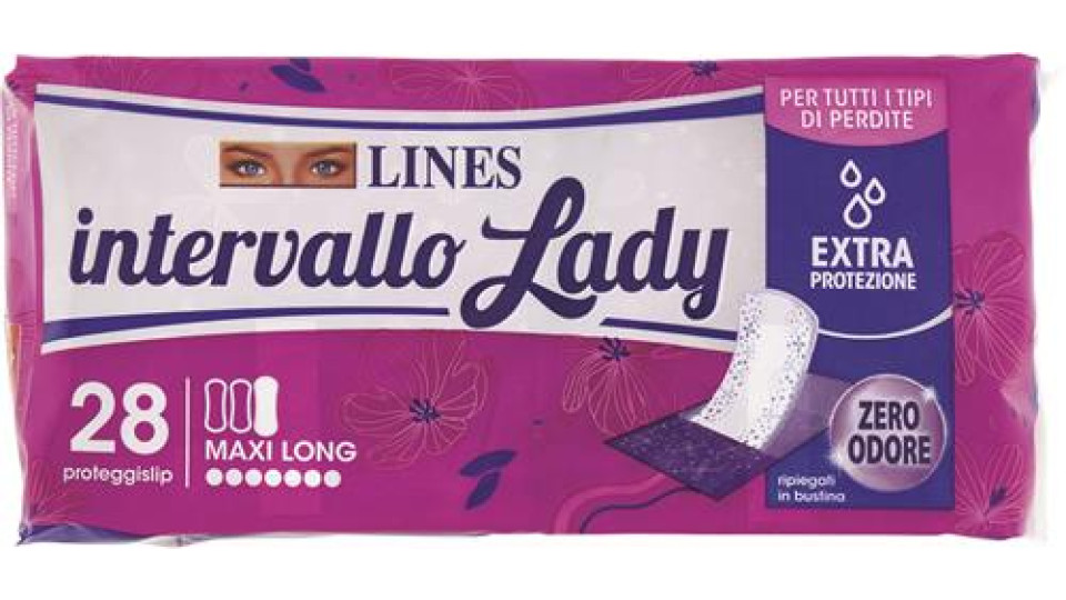 LINES INTERVALLO LADY MAXI LONG X 28