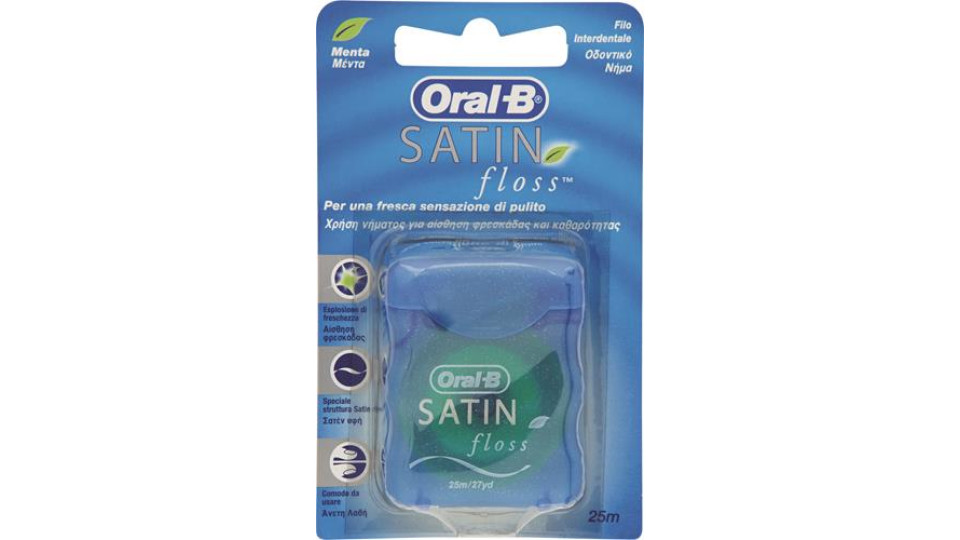 FILO INTERDENTALE SATIN FLOSS 25 MT