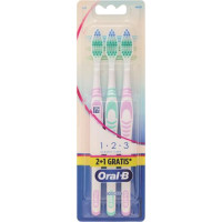 SPAZZOLINO MANUALE 123 CLASSIC CARE 3 PEZZI