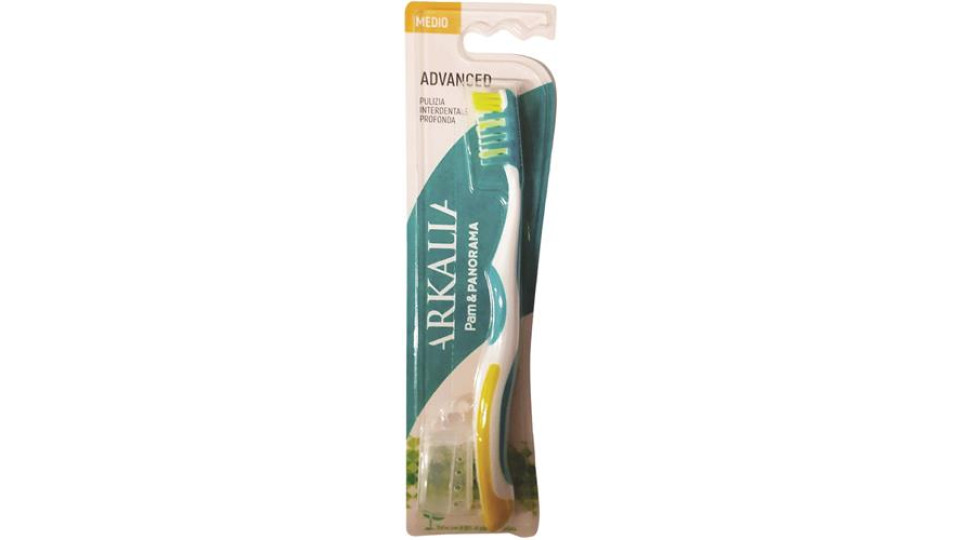 SPAZZOLINO ADVANCED SETOLE MEDIE CON COPRITESTINA