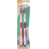 SPAZZOLINO CLASSIC SETOLE MEDIE 2 PEZZI
