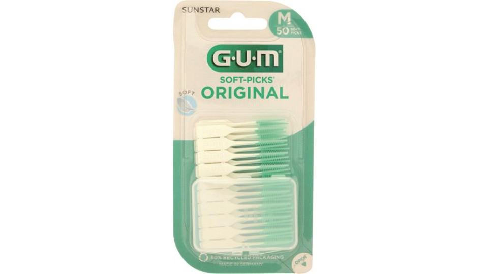 SOFT-PICKS ORIGINAL SCOVOLINI GOMMA REGULAR X50
