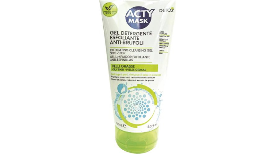 GEL DETERGENTE ESFOLIANTE ANTIBRUFOLI ACTY MASK 150 ML