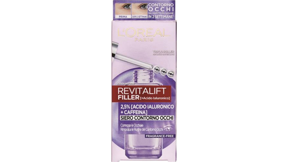 TRATTAMENTO FILLER SIERO OCCHI