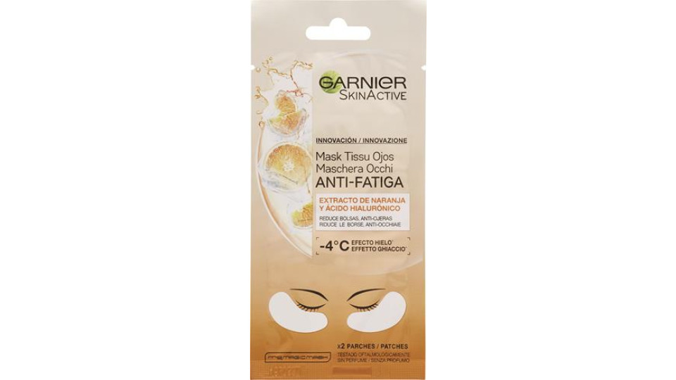 MASCHERA OCCHI ANTI FATICA ORANGE JUICE & ACIDO IALURONICO
