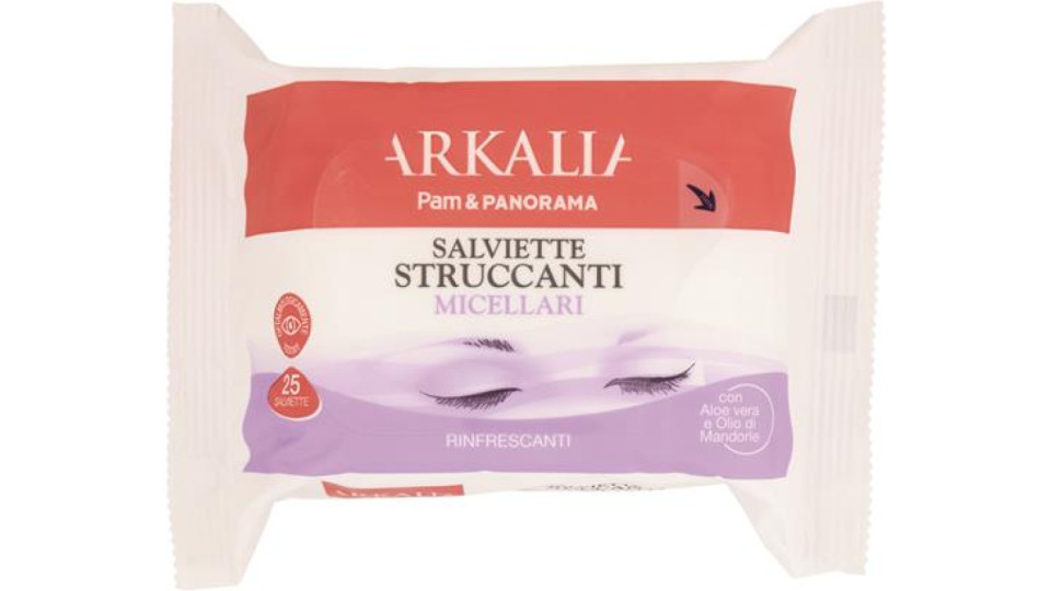 SALVIETTE UMIDIFICATE STRUCCANTE MICELLARE 25 PEZZI