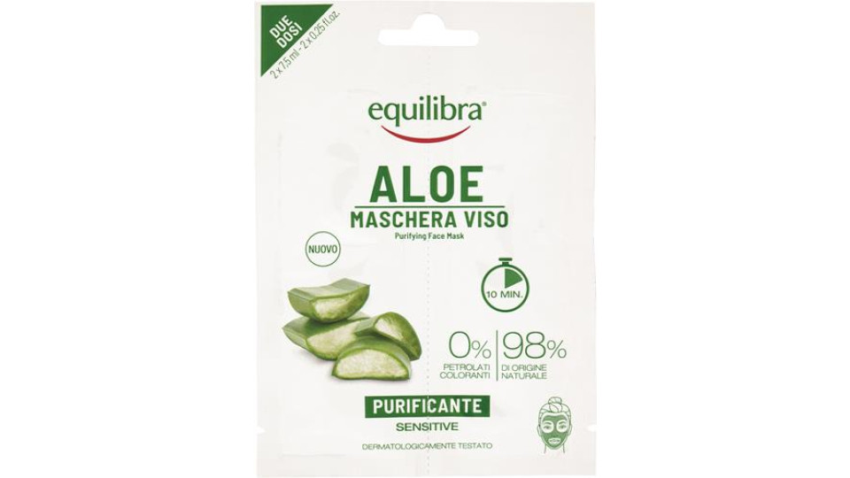 MASCHERA VISO PURIFICANTE ALOE