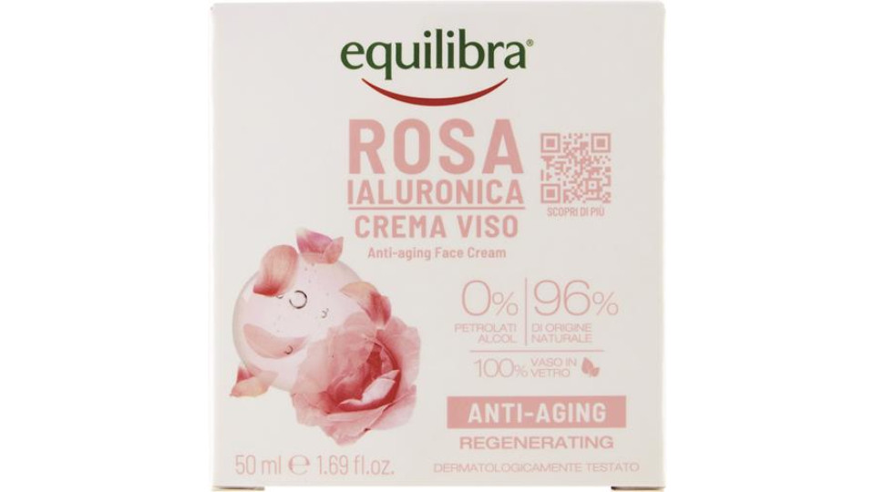 CREMA VISO ANTI AGING ALLA ROSA IALURONICA 50ML