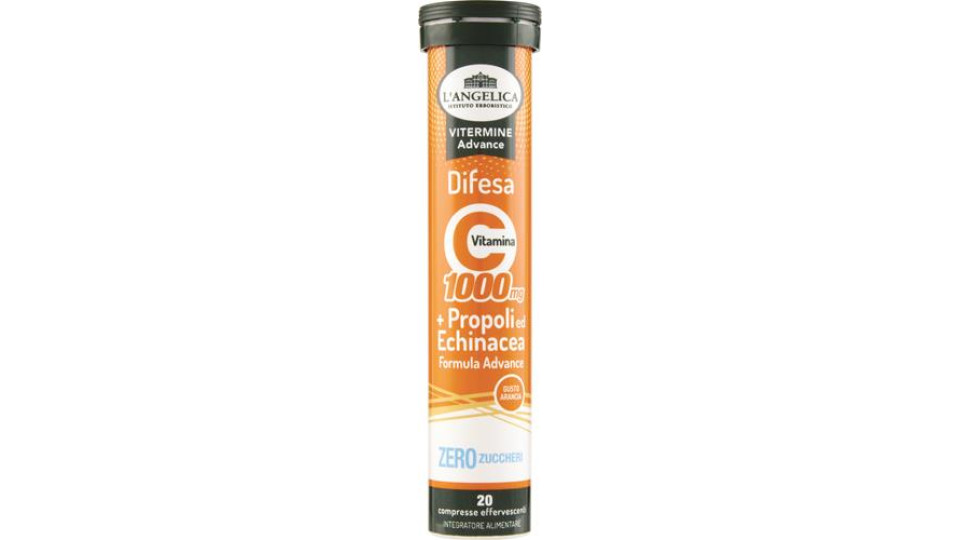 INTEGRATORE VITAMINA C PROPOLI E ECHINACEA EFFERVESCENTE 20 COMPRESSE
