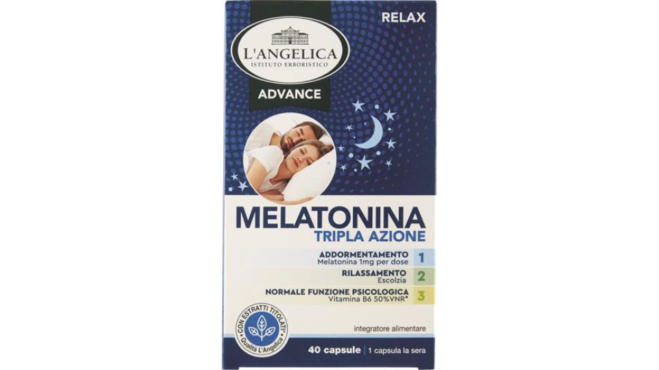 ANGELICA HF INT MELATONINA3ACTION 40CPS 6PZ