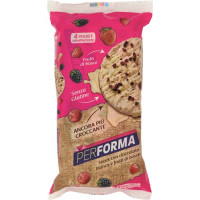 GALLETTE SNACK DI RISO INTEGRALE, CON CIOCCOLATO BIANCO E FRUTTI DI BOSCO 8 X 16,5 G