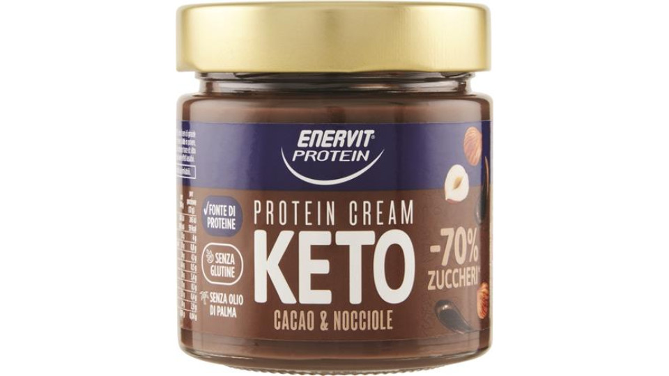 CREMA PROTEICA KETO ENERVIT AL CACAO E NOCCIOLA