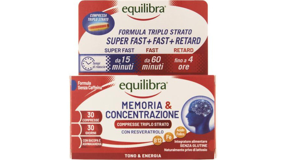 INTEGRATORE MEMORIA & CONCENTRAZIONE 30 CAPS
