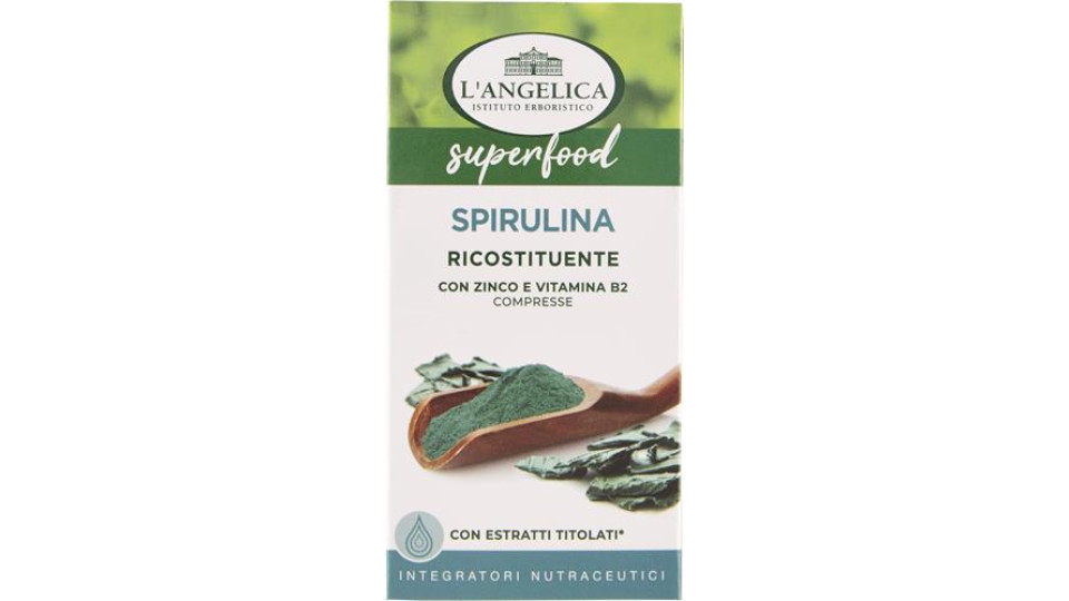 INTEGRATORE SPIRULINA RICOSTITUENTE CON VITAMINA B2 & ZINCO 75CPR
