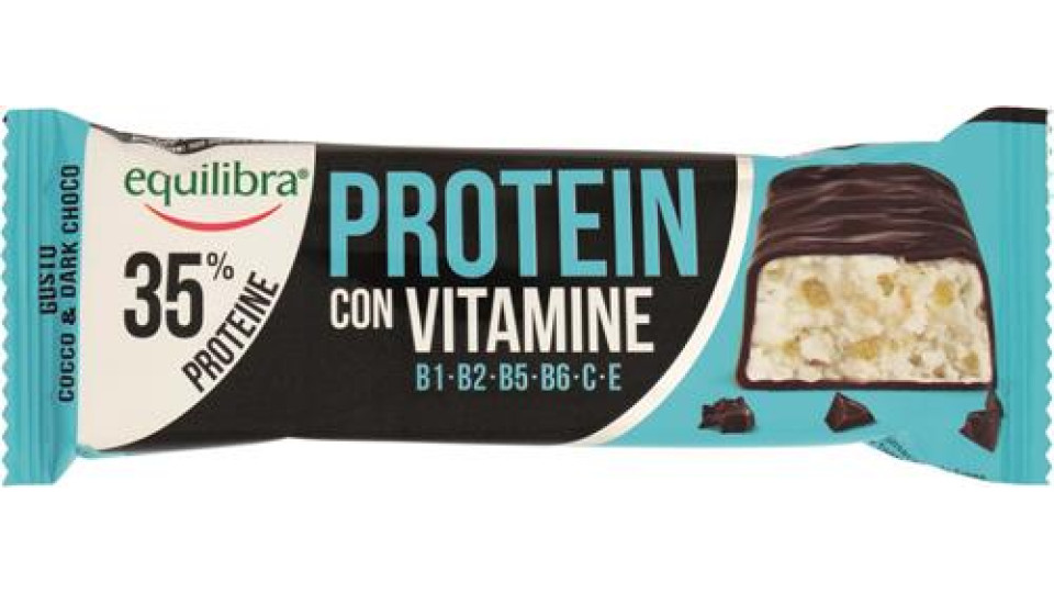 PROTEIN 35% CON VITAMINE GUSTO COCCO & DARK CHOCOLATE