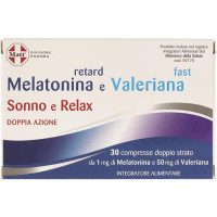 MELATONINA RETAR VALERIANA FAST 30 CPR _MATT & DIET