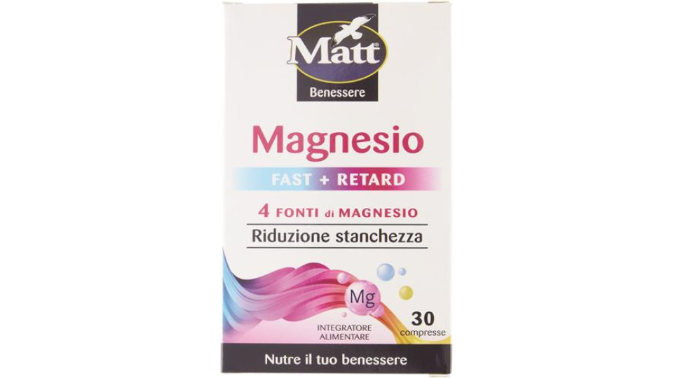 INTEGRATORE CRONO MAGNESIO FAST+RETARD RIDUZIONE STANCHEZZA 30 COMPRESSE