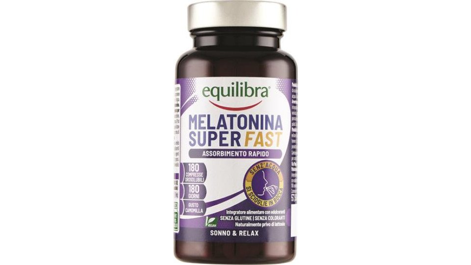 MELATONINA SUPERFAST 180 CPS