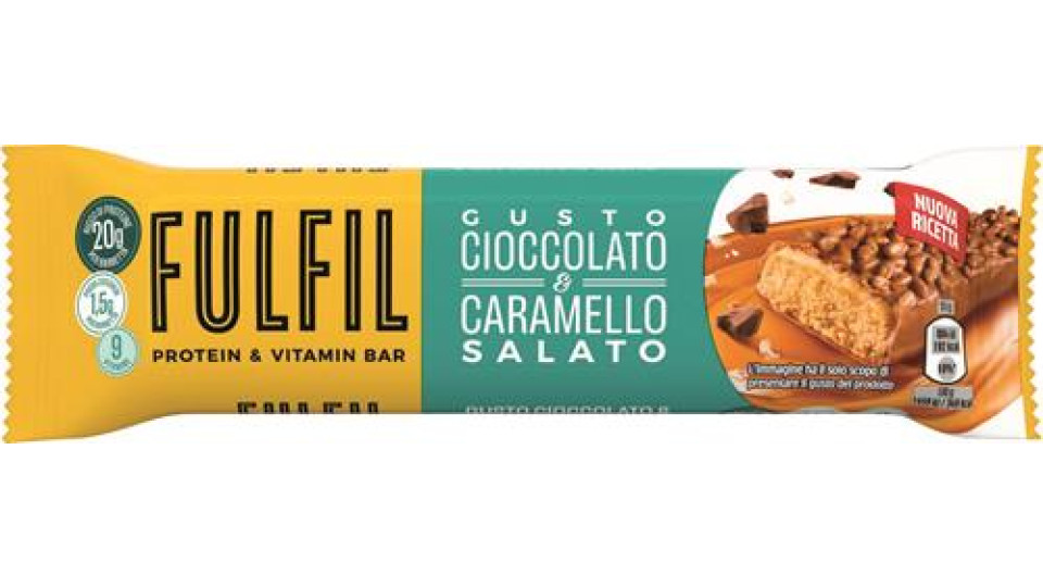 BARRETTA PROTEICA CIOCCOLATO E CARAMELLO SALATO