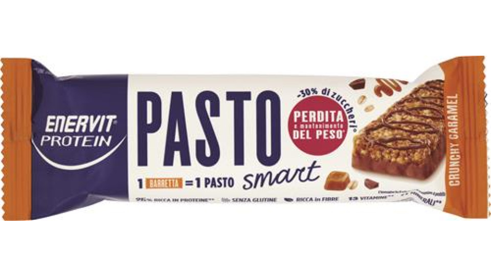 BARRETTA PROTEICA CRUNCHY CARAMEL ENERVIT PROTEIN 55GR