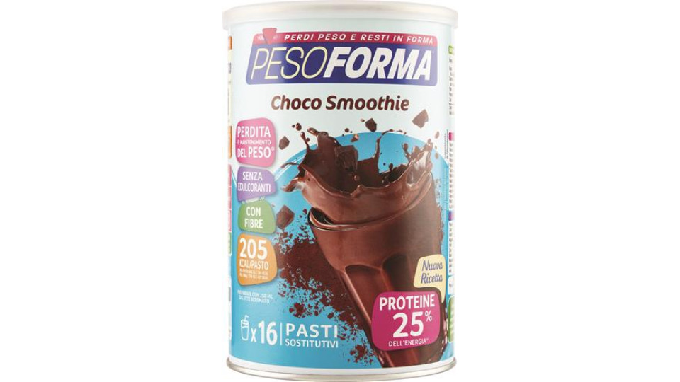 CHOCO SMOOTHIE, PASTO SOSTITUTIVO SHAKE PER IL CONTROLLO DEL PESO, GUSTO CIOCCOLATO